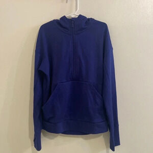 All in Motion boy’s jacket size 7/8 blue half zip hoodie